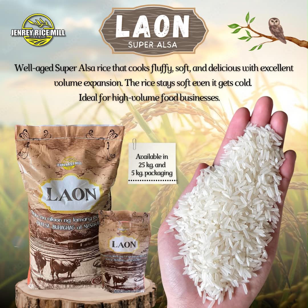 LAON Super Alsa — JENREY RICEMILL best seller rice